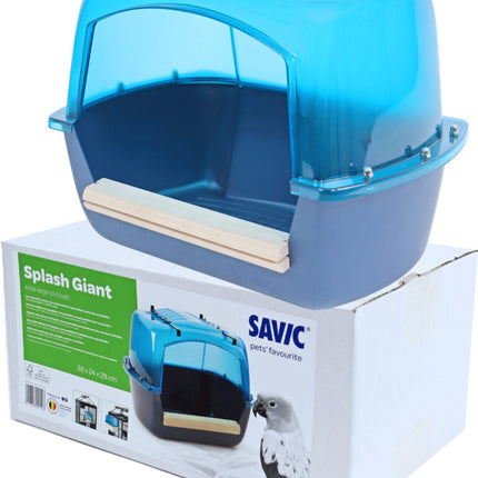 AnimalstoreXL Savic Badhuis Papegaai Splash Giant xL Blauw