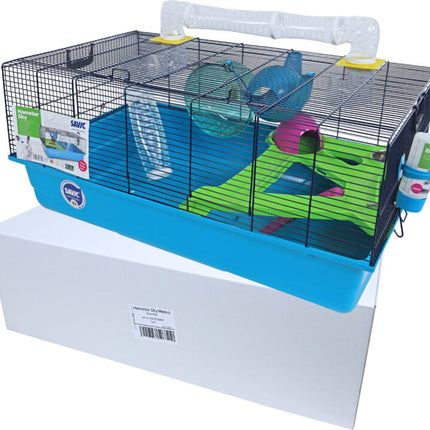 AnimalstoreXL Savic Hamsterkooi Sky Metro Blauw