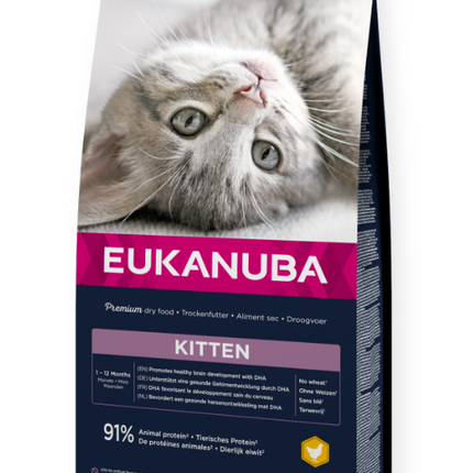 AnimalstoreXL Eukanuba Kattenbrokken Kitten Verse Kip 2kg