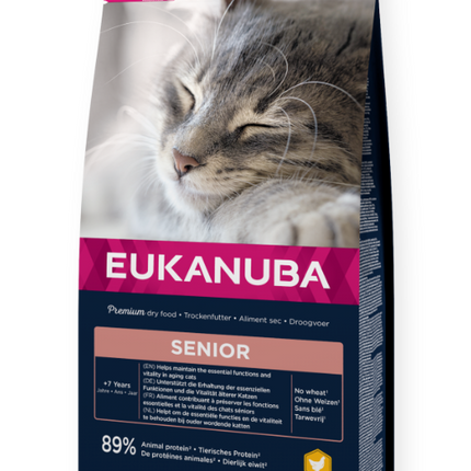 AnimalstoreXL Eukanuba Kattenbrokken Senior Kip 2kg
