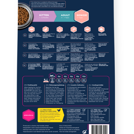 AnimalstoreXL Eukanuba Kattenbrokken Senior Kip 2kg