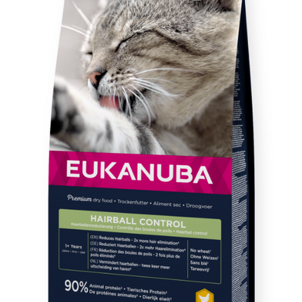 AnimalstoreXL Eukanuba Kattenbrokken Hairball Control 2kg