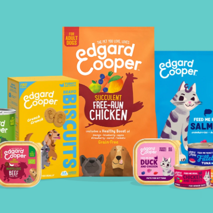 AnimalstoreXL Edgard & Cooper Hond Blik Vlees of Vis Graanvrij 400g