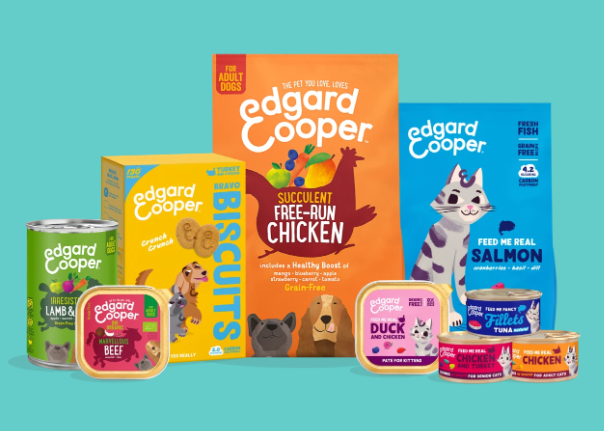 AnimalstoreXL Edgard & Cooper Hond Blik Vlees of Vis Graanvrij 400g