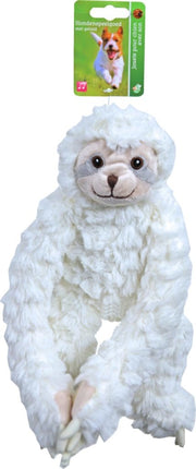AnimalstoreXL Luiaard Pluche Wit met piep 21cm