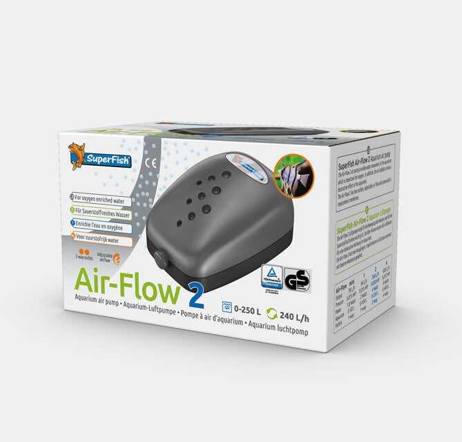 AnimalstoreXL Superfish Airflow 2-way luchtpomp