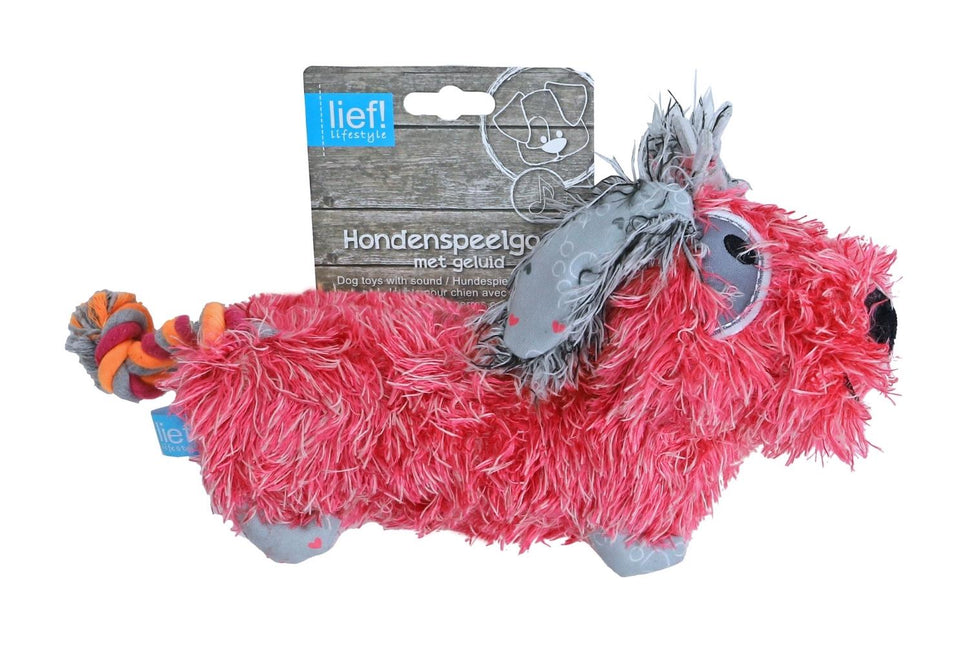 AnimalstoreXL Lief! H.Speelgoed Girls Teckel met Piep Ass. 28cm