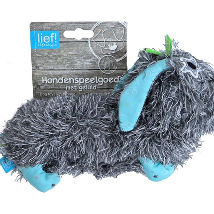 AnimalstoreXL Lief! H.Speelgoed Boys Teckel met Piep Ass. 28cm