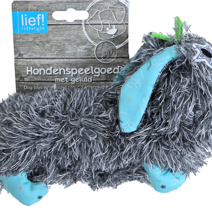AnimalstoreXL Lief! H.Speelgoed Boys Teckel met Piep Ass. 28cm