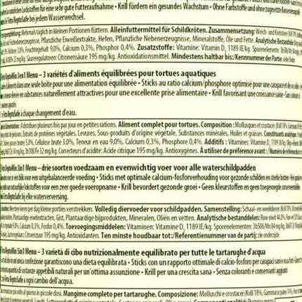 AnimalstoreXL Tetra Reptomin Menu 250ml 6x6x11,7cm