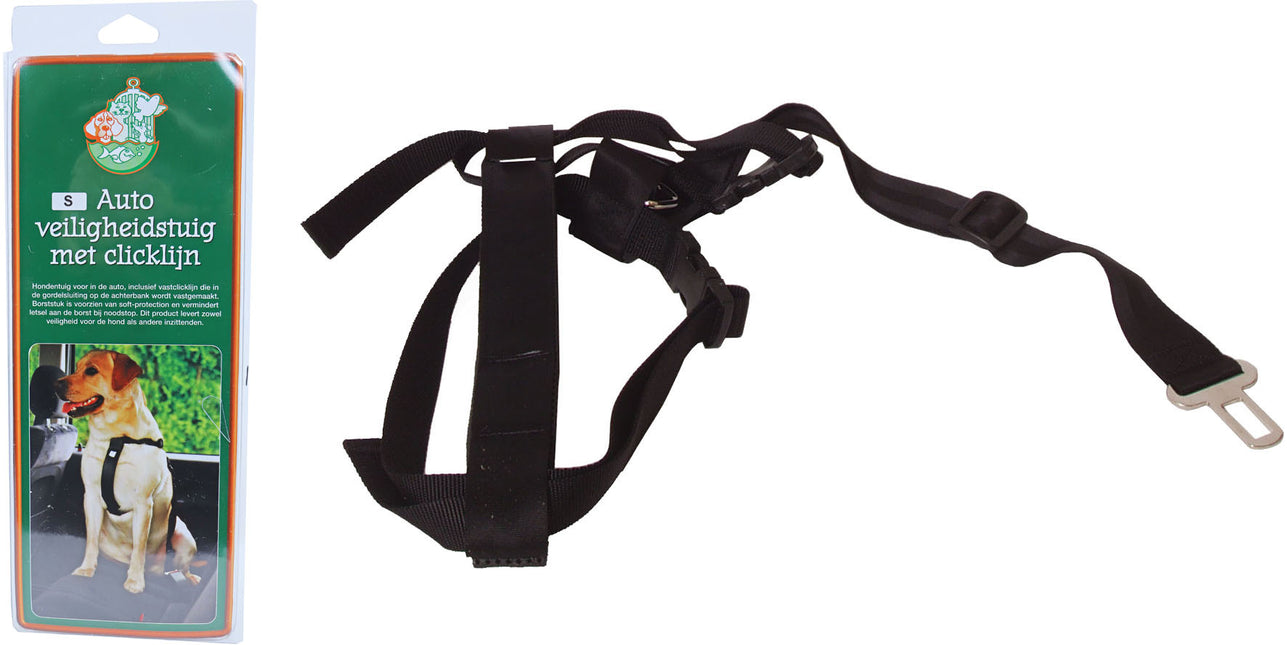 AnimalstoreXL Veiligheidstuig Nylon Zwart 25Mm/H45-B65