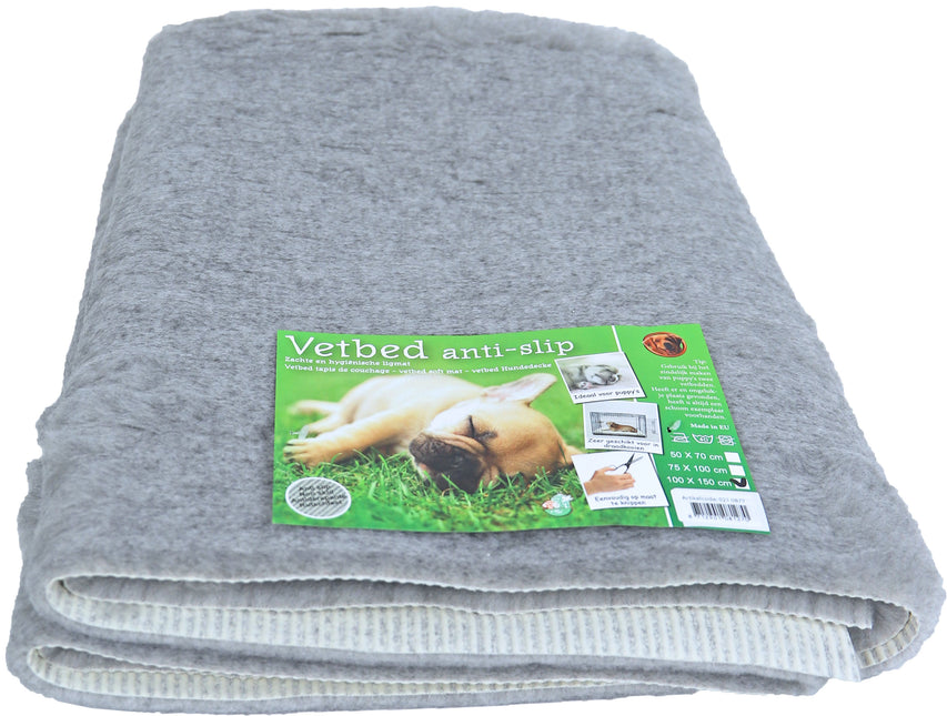 AnimalstoreXL Vetbed Antislip Ongebiesd Gr. 150x100cm