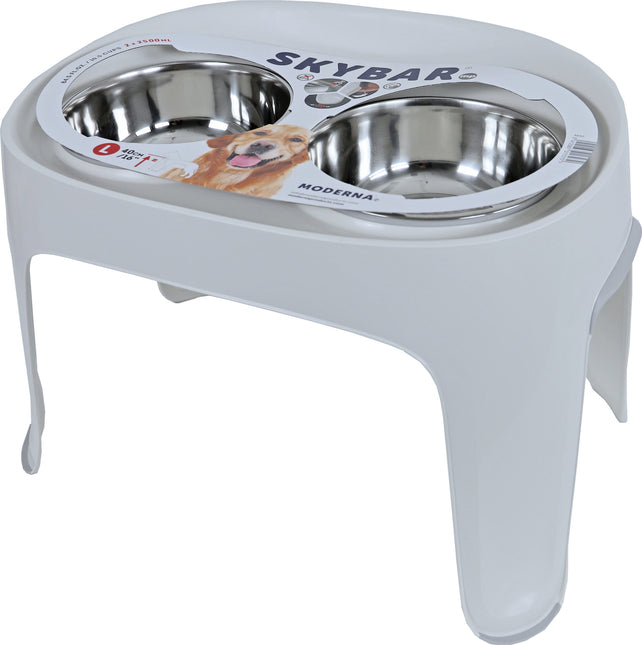AnimalstoreXL Voederstandaard Dubbel Skybar Large