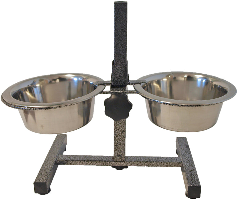 AnimalstoreXL Voederstandaard H-Model Hamerslag 17cm