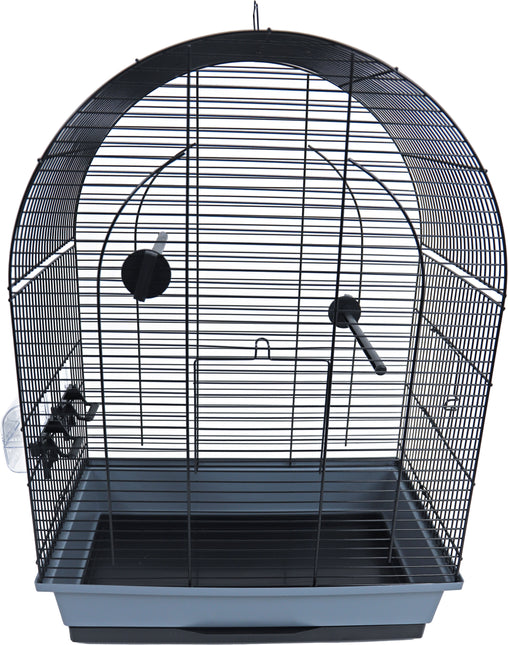 AnimalstoreXL Vogelkooi Lusi 2 Zwart / Grijs