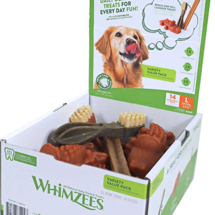 AnimalstoreXL Whimzees Variety Valuebox Large 14 stuks