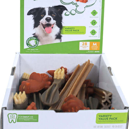 AnimalstoreXL Whimzees Variety Valuebox Medium 28 stuks
