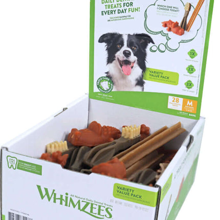 AnimalstoreXL Whimzees Variety Valuebox Medium 28 stuks