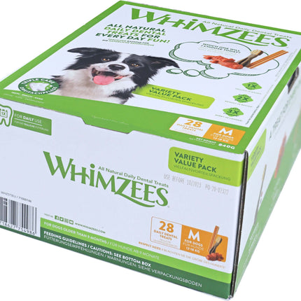 AnimalstoreXL Whimzees Variety Valuebox Medium 28 stuks