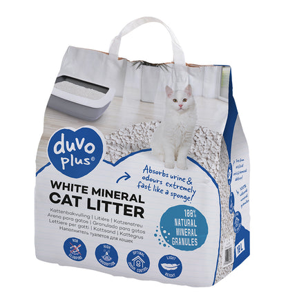 AnimalstoreXL White mineral kattenbakvulling 10L