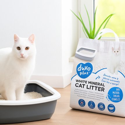 White Mineral Kattenbakvulling 10L