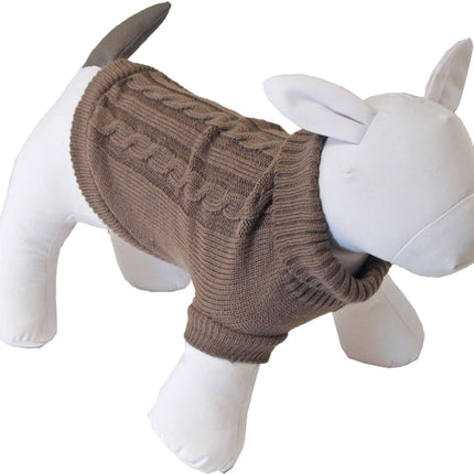 AnimalstoreXL Boony kabeltrui voor honden bruin