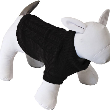 AnimalstoreXL Boony kabeltrui voor honden zwart