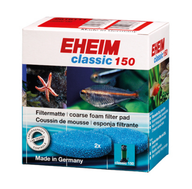 AnimalstoreXL Filtermat Grof Blauw voor Classic 150