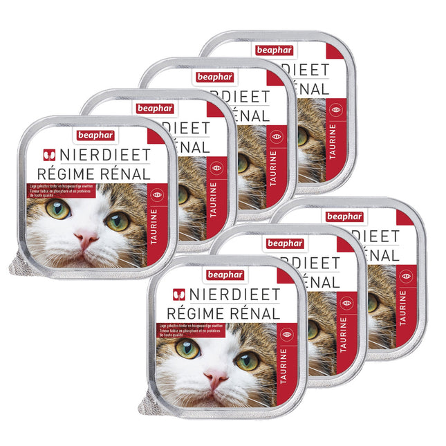 AnimalstoreXL Nierdieet Kat - Taurine 100g x7 Voordeelbundel