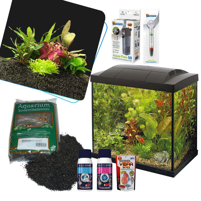 AnimalstoreXL Start 30 Tropical Kit Zwart Compleet