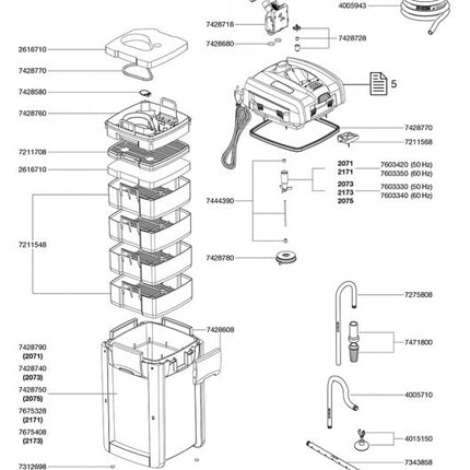 AnimalstoreXL Filterschijf Set voor Professionel 3/3e