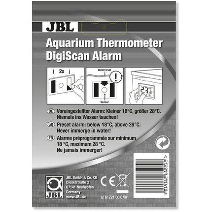 AnimalstoreXL Aquarium Thermometer DigiScan Alarm