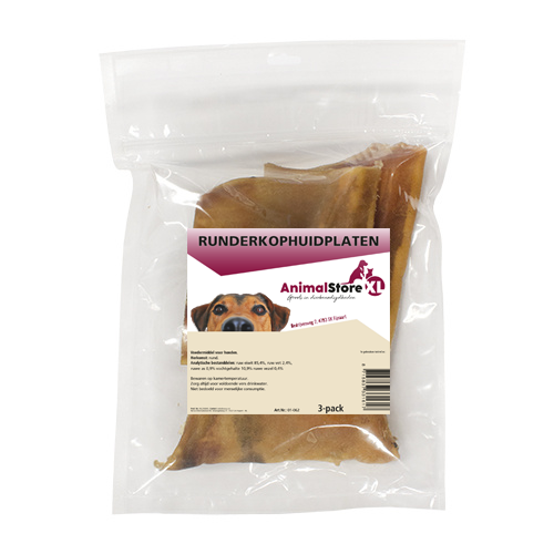 AnimalstoreXL Runderkophuidplaten 3 stuks