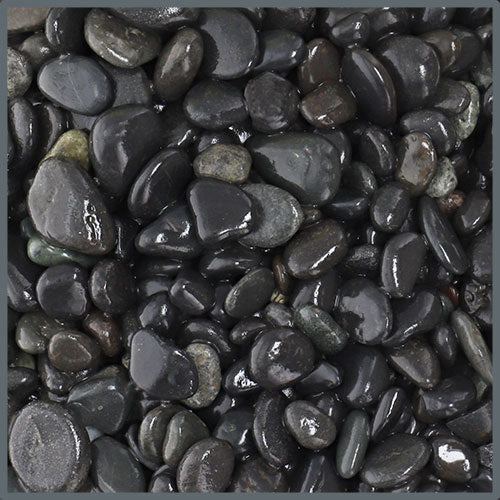AnimalstoreXL Ground Nature Black Pebbles 8-16mm 5kg