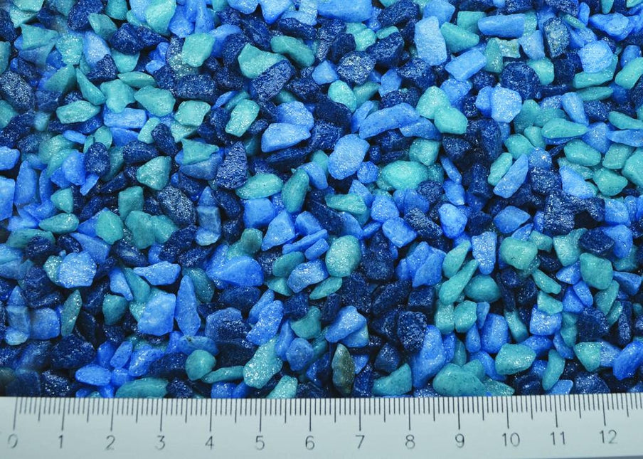 AnimalstoreXL aquarium grind mix blauw 1 kg