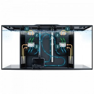 AnimalstoreXL Flex Aquarium Compleet 123L Zwart
