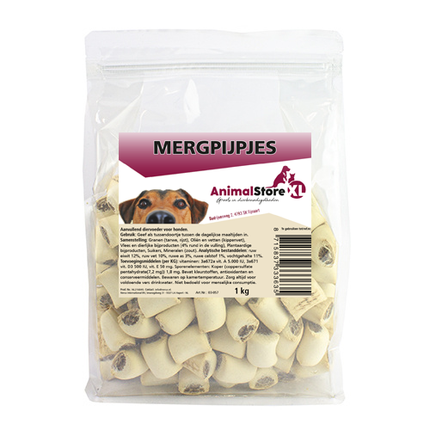 AnimalstoreXL Mergpijpjes 1kg