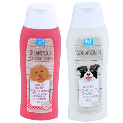 AnimalstoreXL Hondenshampoo & Conditioner Langhaar Bundel