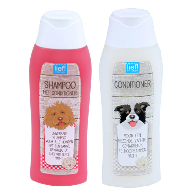 AnimalstoreXL Hondenshampoo & Conditioner Langhaar Bundel