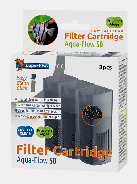 AnimalstoreXL Aqua-Flow 50 Crystal Clear Filtercartridges