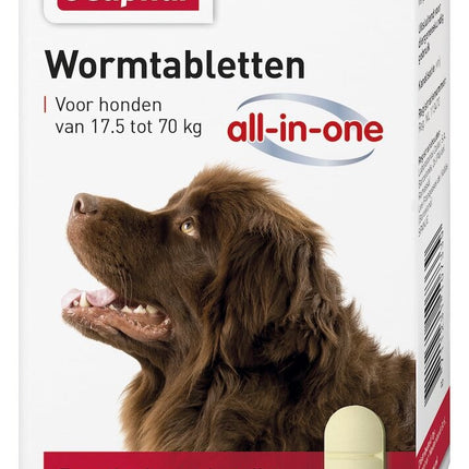 AnimalstoreXL Wormtabletten All-In-One 17,5-70kg 2 tabletten