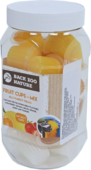 AnimalstoreXL Fruitcup Mix Pot 24 stuks