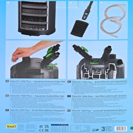 AnimalstoreXL Buitenfilter EX 1500 Plus