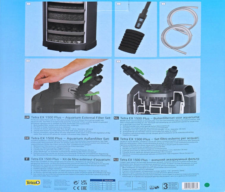 AnimalstoreXL Buitenfilter EX 1500 Plus