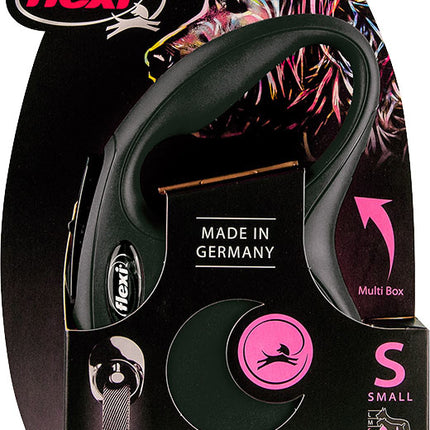 AnimalstoreXL Flexi - Rollijn Classic Koord Zwart 5m - Hondenriem