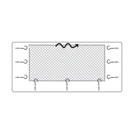 AnimalstoreXL Balkon Veiligheidsnet 300x200cm