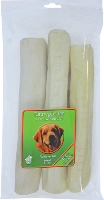 AnimalstoreXL Retriever Roll Wit 22cm 3 stuks