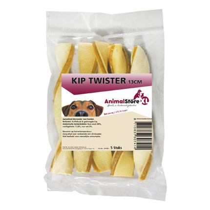 AnimalstoreXL Kip twister 13cm 5 stuks