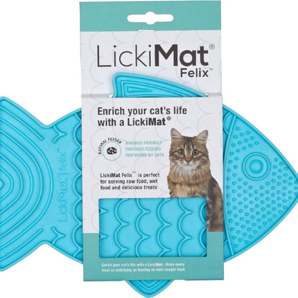 AnimalstoreXL Likmat Felix Kat Turquoise 22cm