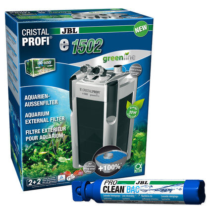 AnimalstoreXL CristalProfi e1502 Greenline + JBL ProClean Bac